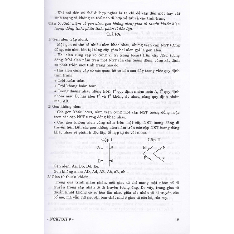 Nâng Cao Kiến Thức Sinh Học Lớp 9 (Tái Bản) - Ảnh 2