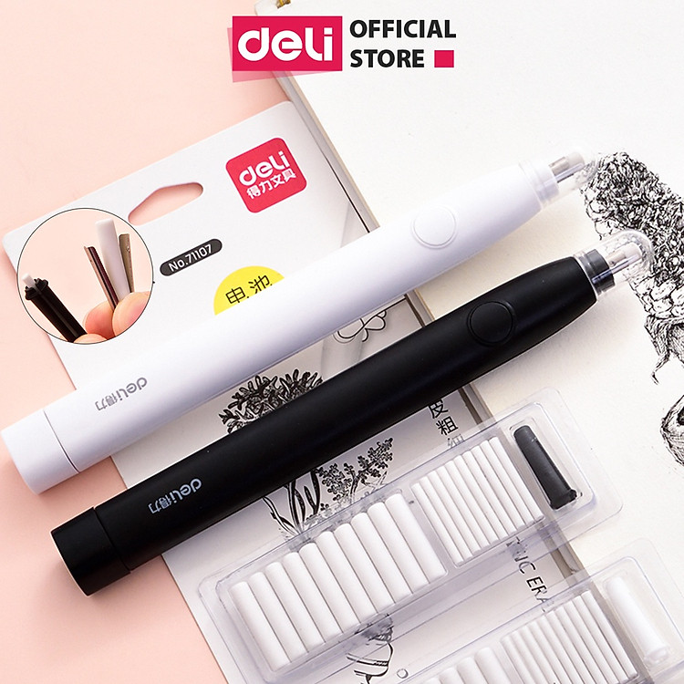 Bút Tẩy Điện Deli Eh02800 (20 đầu tẩy)