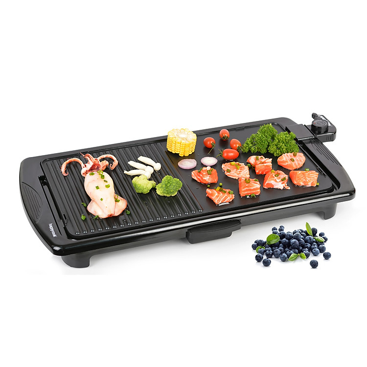 Vỉ Nướng Điện Chống Dính Happy Cook HGR-5295 - Hàng chính hãng