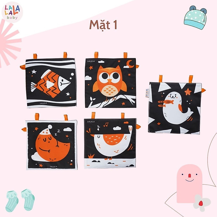 Bộ Đồ Chơi Thẻ Vải Lalala Baby Chính hãng Tiết kiệm - Hình ảnh 3