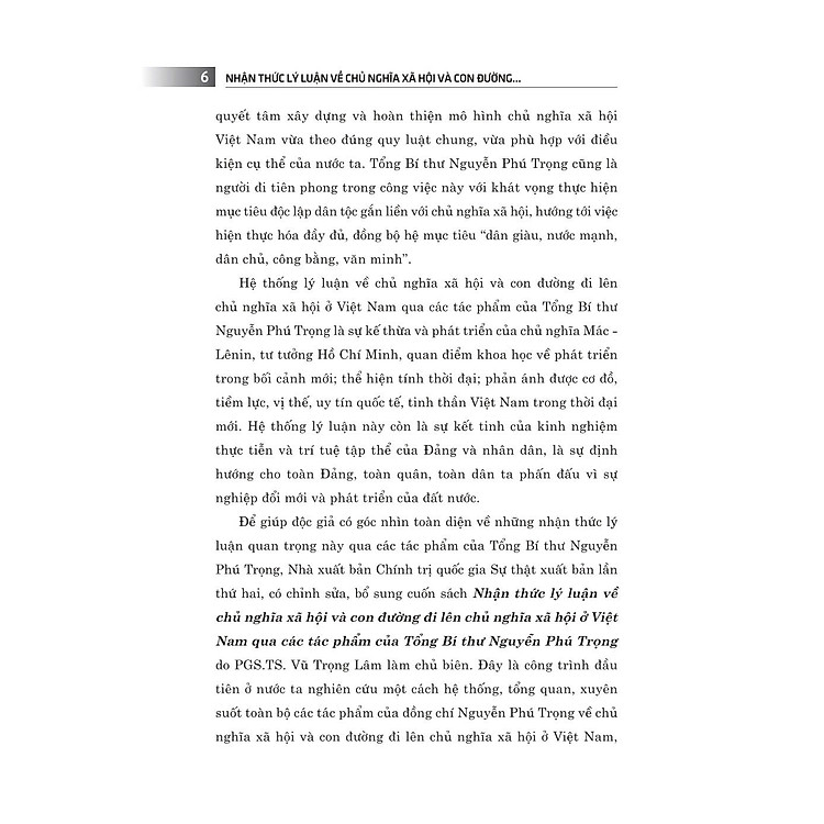 Nhận thức lý luận về chủ nghĩa xã hội và con đường đi lên chủ nghĩa xã hội ở Việt Nam - bản in 2024 - Ảnh 3