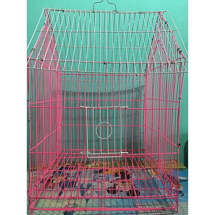 Lồng chim cảnh sơn tĩnh điện hình ngôi nhà 01