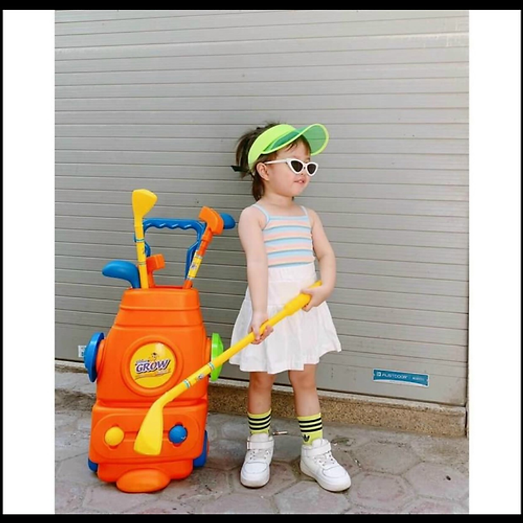 Bộ Gậy Golf Đồ Chơi Trẻ Em Từ 2-4T Chất Liệu Nhựa Cao Cập