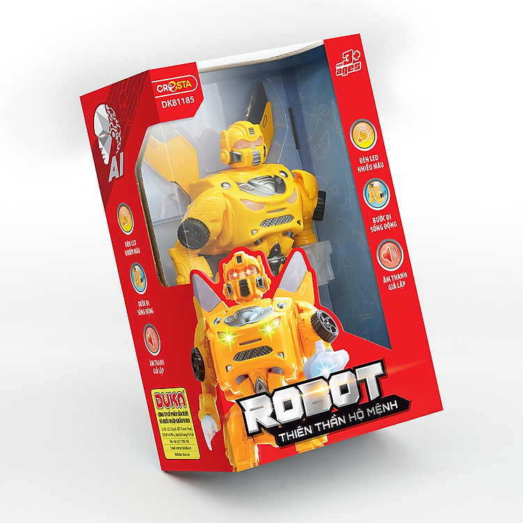 Tìm mua tại Avakids: Robot Thiên Thần Hộ Mệnh DK81185 - Ngập tràn khuyến mãi