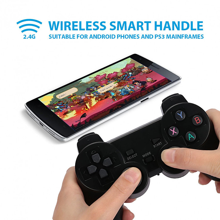 Joypad Game Controller Portable ABS 2.4G Receiver Game Player for PS3