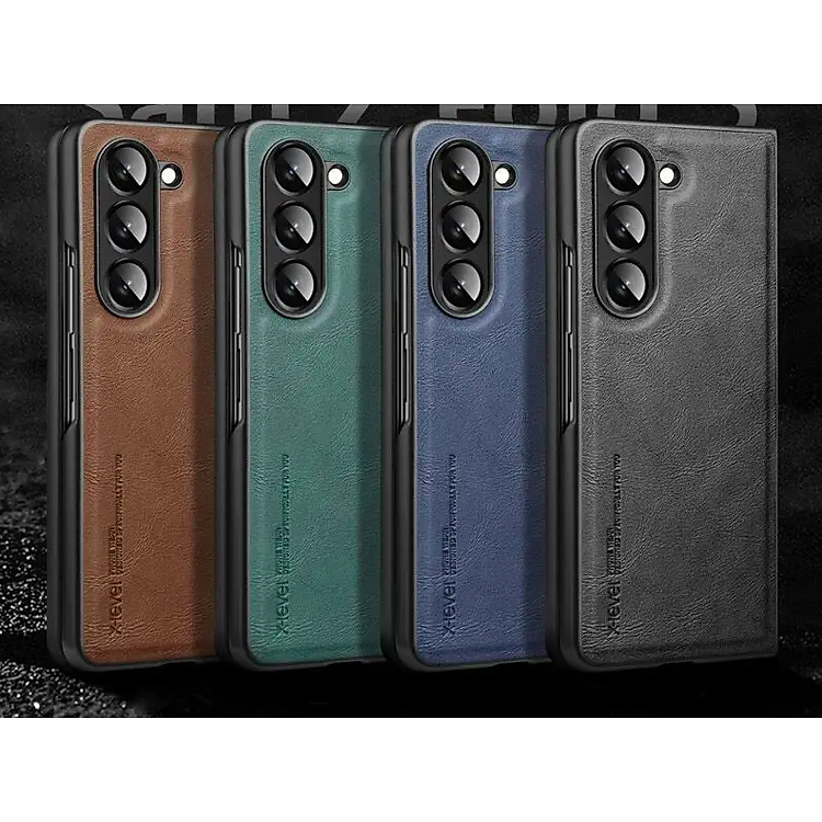Ốp lưng cho SamSung Galaxy Z Fold 7 , Z Fold 6 , Z Fold 5 chính hãng X-level dạng da mềm - Hàng nhập khẩu