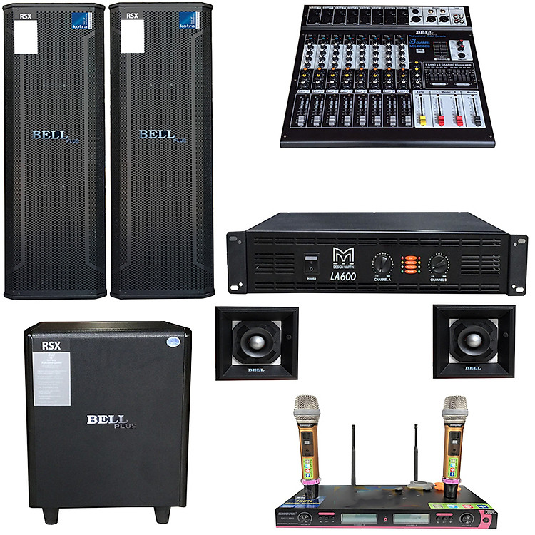 Bộ dàn sân khấu trong nhà ngoài trời KTF - 9800 BellPlus (Hàng Chính hãng)