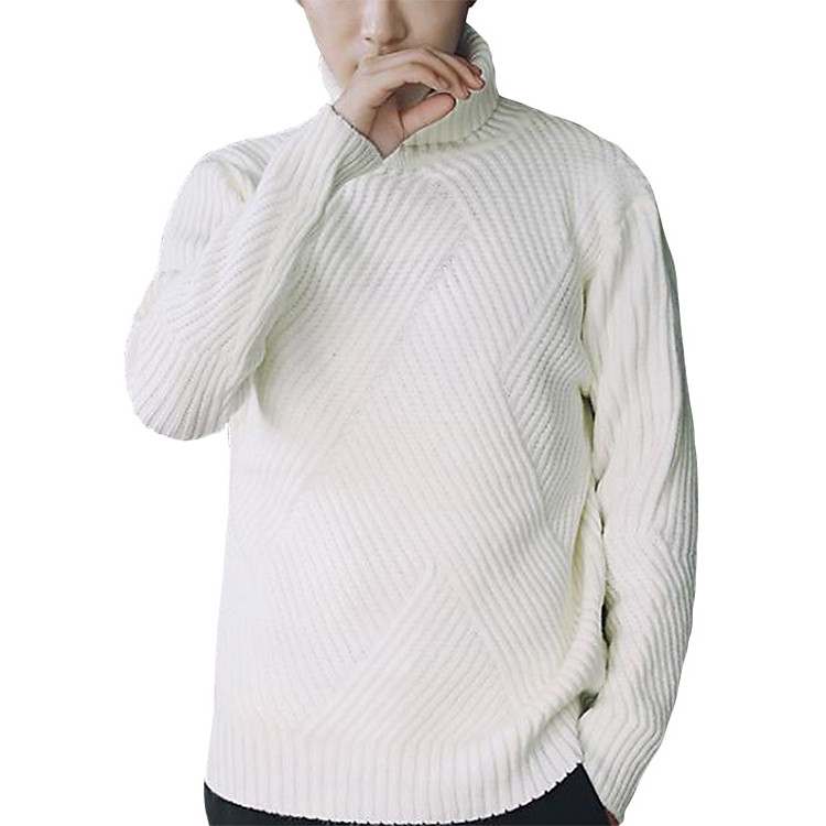 Áo Len Nam Cao Cổ Form Rộng