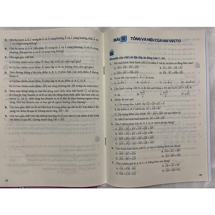 Bài Tập Toán Cơ Bản và Nâng Cao Lớp 10 (Tập 1 + Tập 2) - Ảnh 4