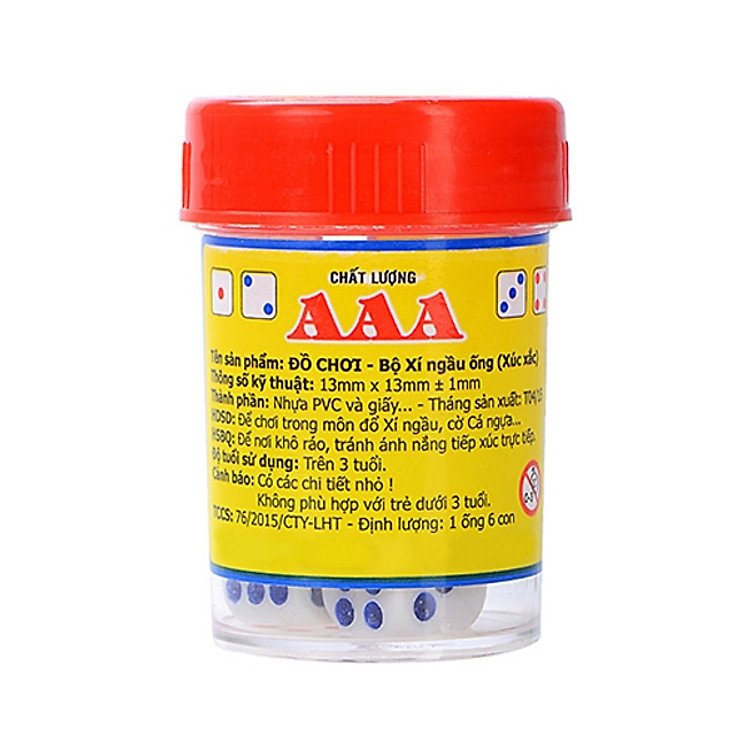 Bộ Xí Ngầu Ống (Xúc Xắc)