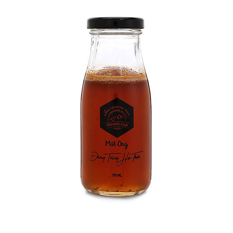 Thực phẩm chức năng Mật ong ngâm Đông trùng hạ thảo (170ml)