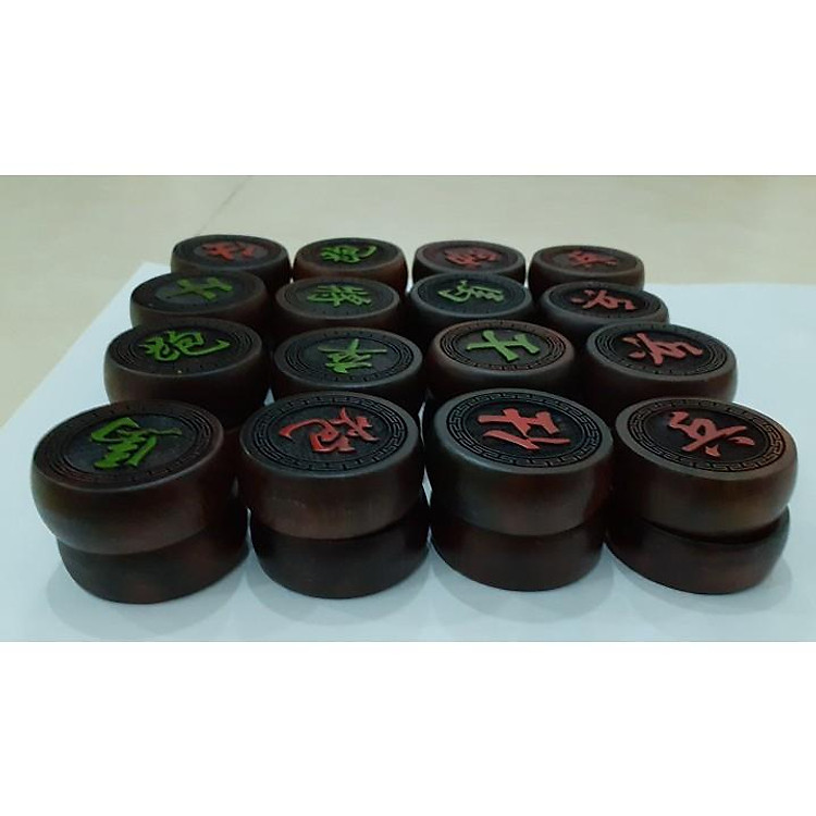 Cờ tướng gỗ trắc chữ nổi cao cấp Chính hãng Giá tốt - Hình ảnh 2