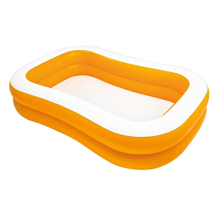 Bể bơi phao chữ nhật màu cam INTEX 57181