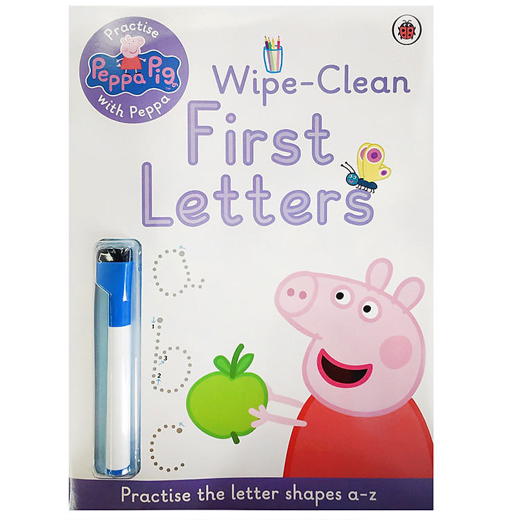 Sách Peppa Pig: Practise With Peppa: Wipe-Clean First Letters