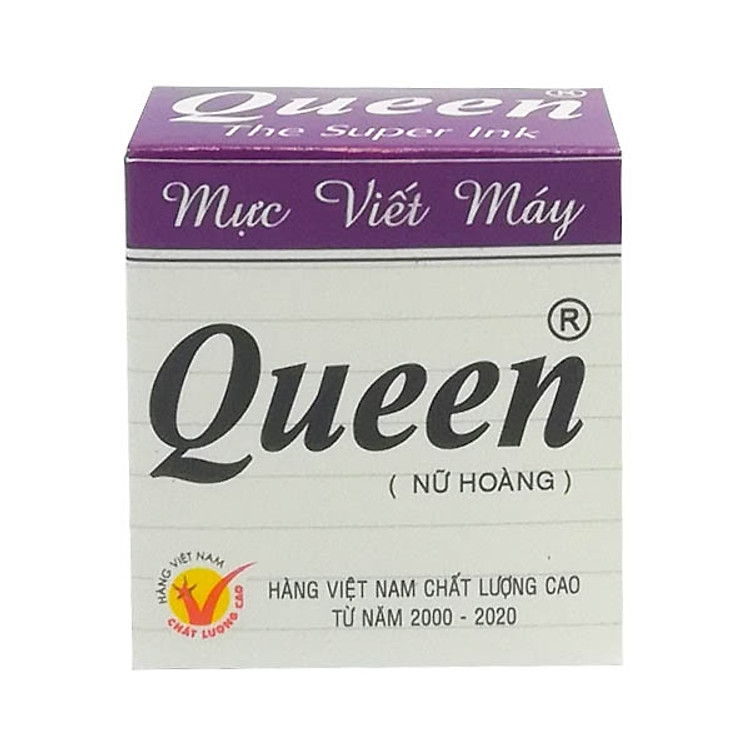 Bộ 2 Mực Viết Máy Queen - Mực Tím
