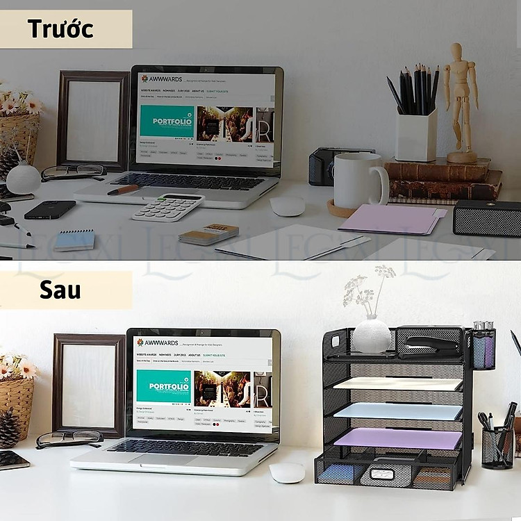 Kệ đựng hồ sơ tài liệu 5 tầng Legaxi - Ảnh 4