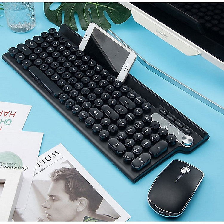 Bộ bàn phím và chuột không dây cao cấp -500