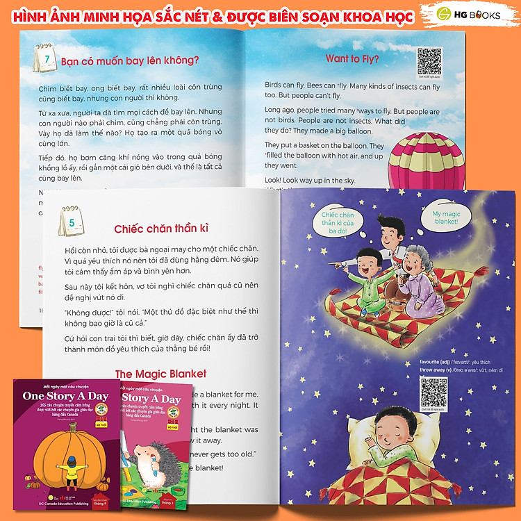 One Story A Day - Sách song ngữ cho bé - Ảnh 6