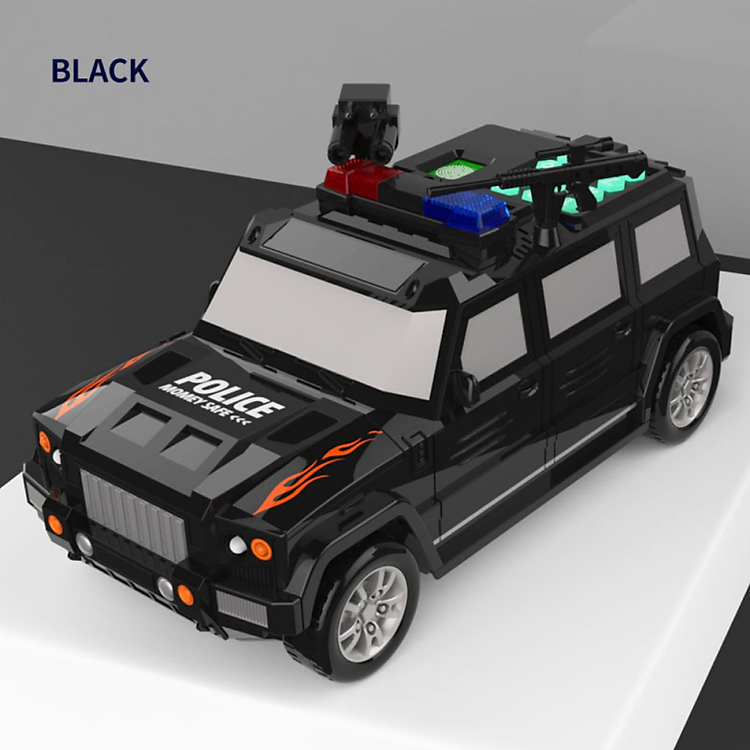 Ống Heo Tiết Kiệm Hình Xe Hơi Có Đèn Và Nhạc (Màu đen)