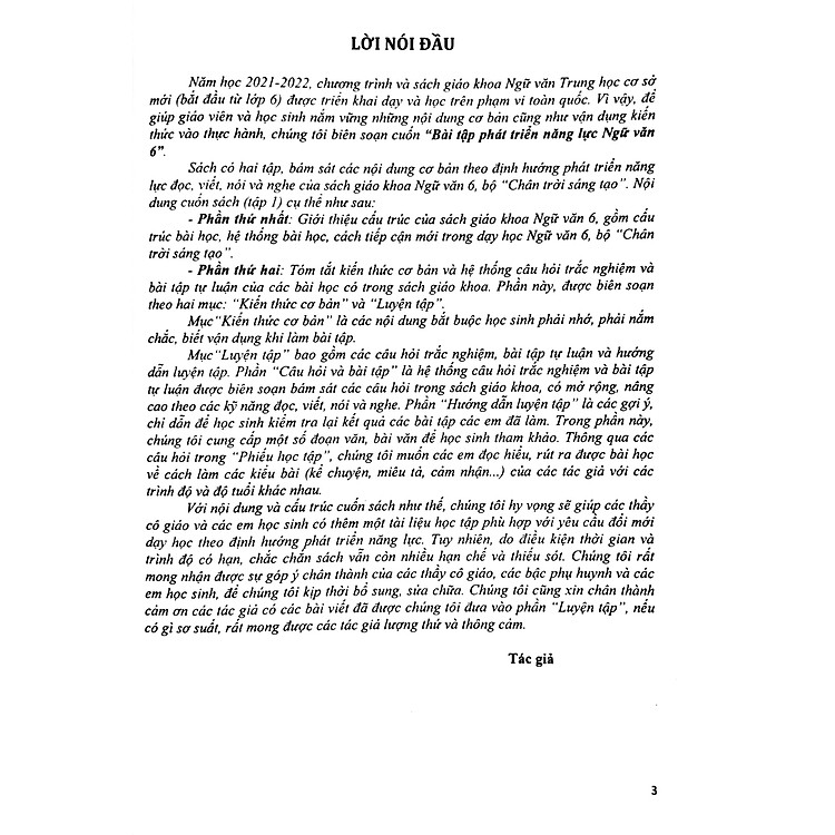 Bài Tập Phát Triển Năng Lực Ngữ Văn 6 - Tập 1 (Chân Trời Sáng Tạo) - Ảnh 4