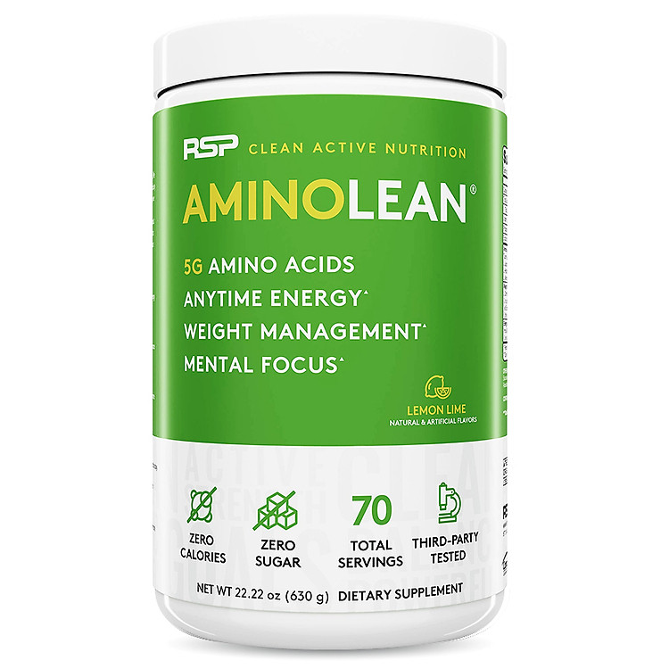 Tăng cơ - Giảm mỡ - Phục hồi năng lượng Amino Lean của RSP - 70 Lần Dùng