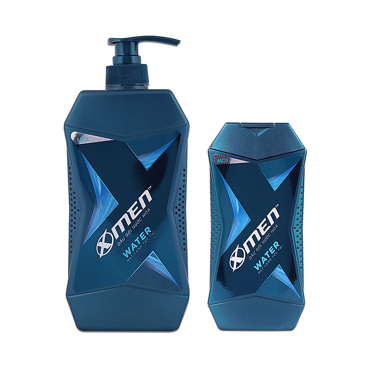 Combo Dầu Gội X-Men Nước hoa Water 650G + Dầu Gội X-Men Water 180G