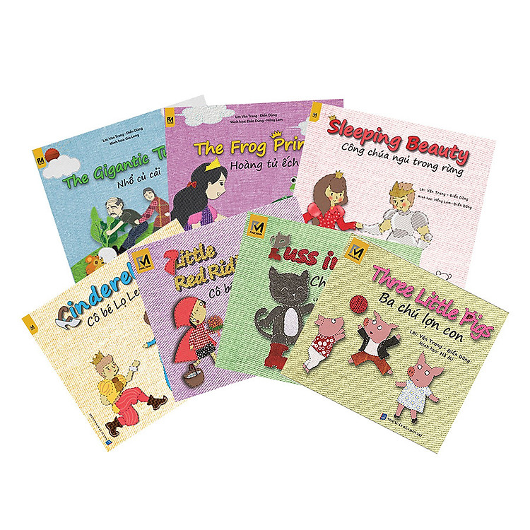 Combo Cổ Tích Thế Giới Song Ngữ Anh - Việt (Trọn Bộ 7 Cuốn)