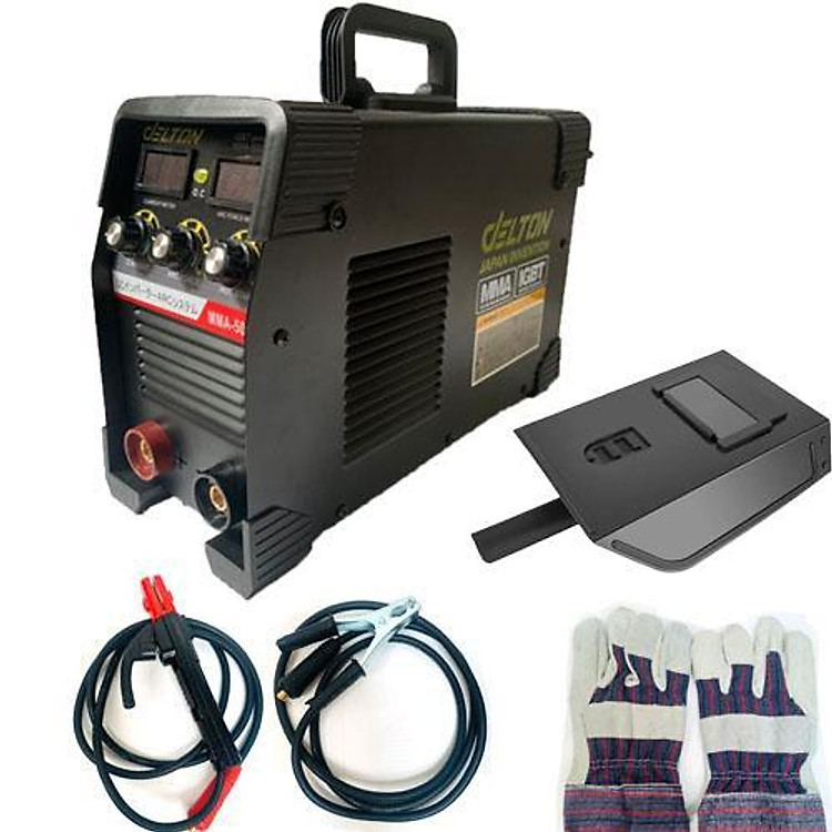 Máy Hàn Điện Tử DELTON MMA - Đen INVETER Cao Cấp. hàn que 1ly6 đến 3 ly 2
