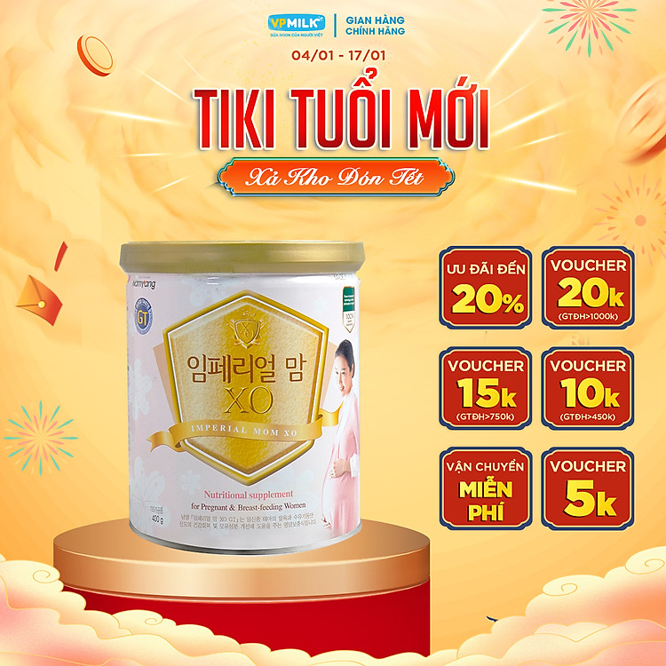 Tìm mua tại Avakids:Sữa Bột Namyang Imperial Mom XO 400g, tràn ngập Khuyến mãi, Ưu đãi