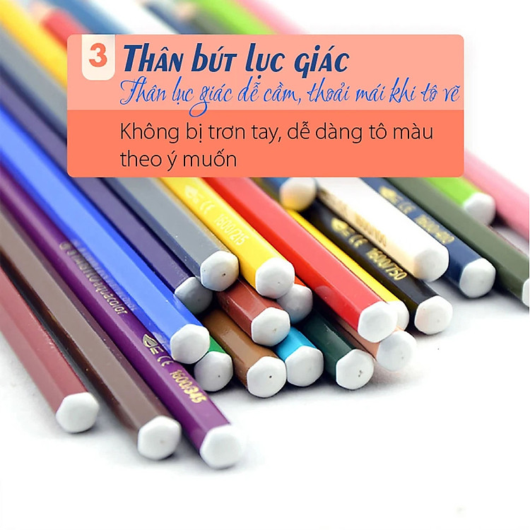 Bút chì màu nước STABILO Aquacolor (355) - Xanh da trời - Ảnh 3