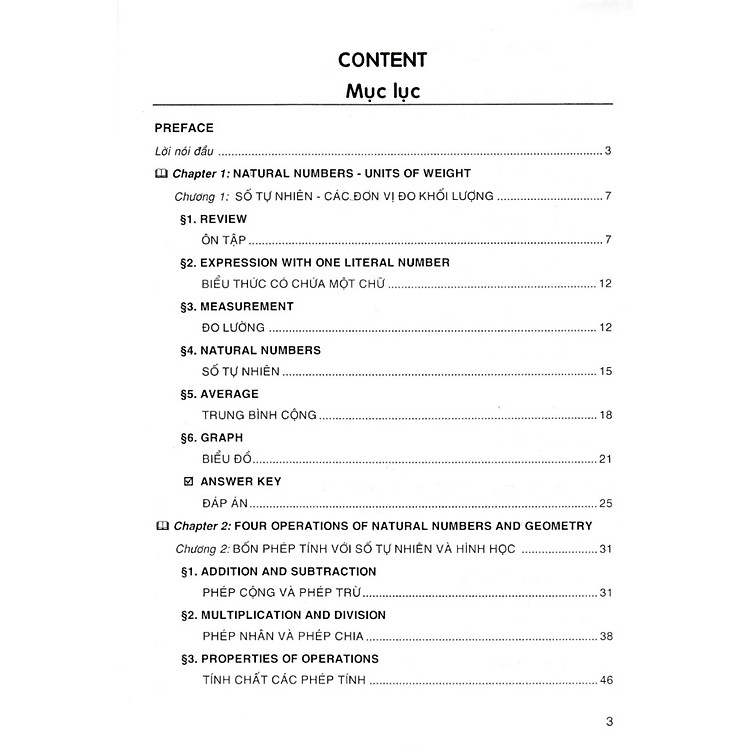 Em Học Toán Bằng Tiếng Anh 4 - We Learn Maths In English - Ảnh 2