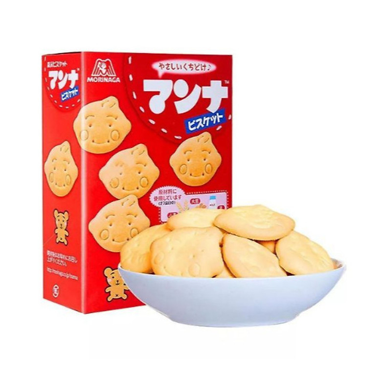 Bánh Ăn Dặm Mặt Cười Morinaga Nội Địa Nhật Bản 7 Tháng