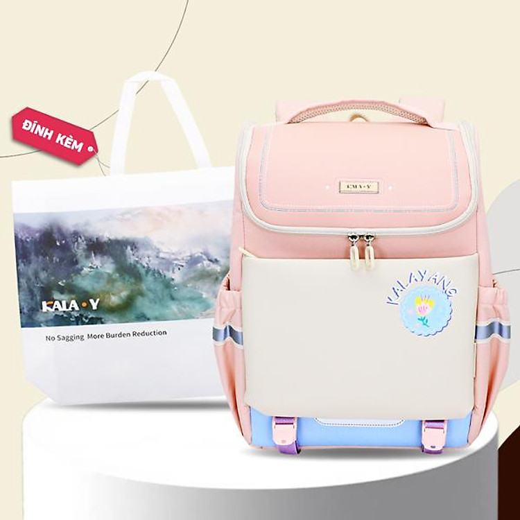 Ba Lô Chống Gù Kala Y TC2256_BT.0040 - Màu Hồng - Ảnh 2