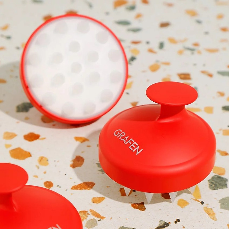 Lược Gội Đầu Đa Năng Grafen Edge Finger chăm sóc da đầu hiệu quả, loại sạch gàu & giảm rụng tóc