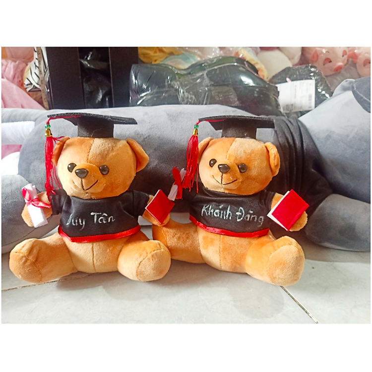 Mua Thú nhồi bông tốt nghiệp 22cm Chính hãng Ưu đãi - Hình ảnh 3