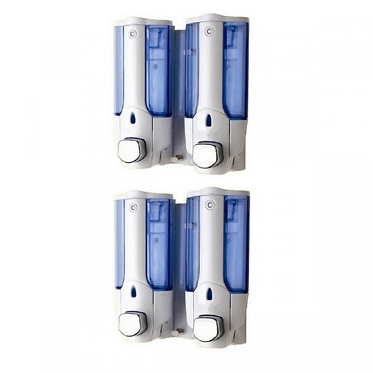 Bộ 2 Hộp đựng nước rửa tay xà phòng treo tường nhấn hai bình