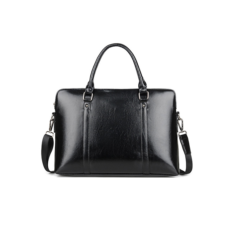 Túi xách công sở đựng Laptop, Macbook bằng da font đứng dành cho nữ