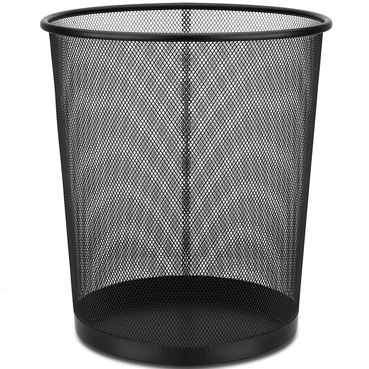 Thùng Sọt Giỏ Rác Văn Phòng MECK: Mesh Wastebasket Trash Bin