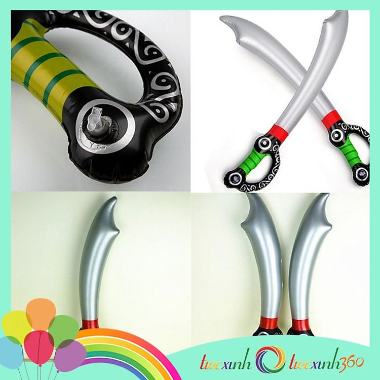 Thanh đao bơm hơi nhựa PVC Halloween - Ảnh 2