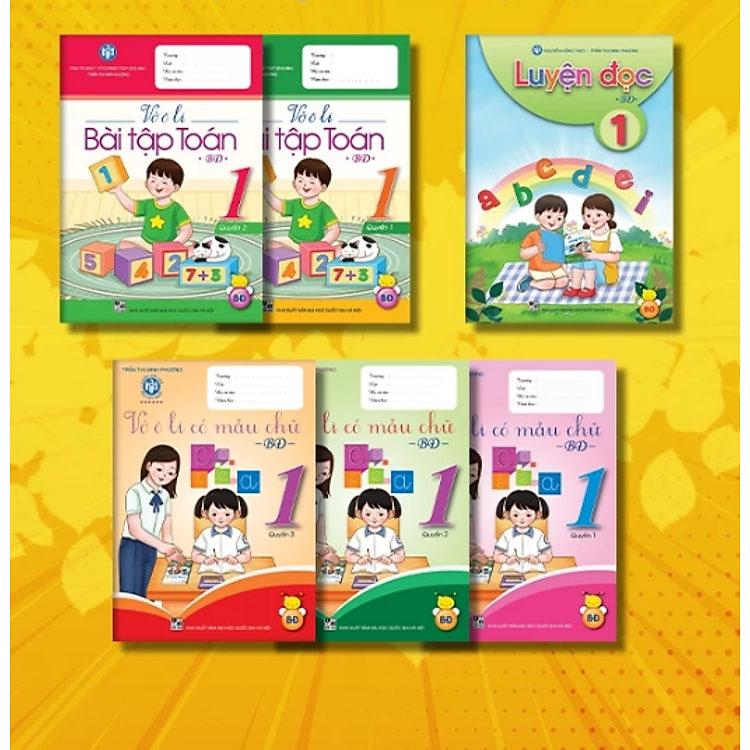 Vở Trọn Bộ Lớp 1 (Kết Nối – Cánh Diều – Sáng Tạo – Bình Đẳng – Phát Triển)