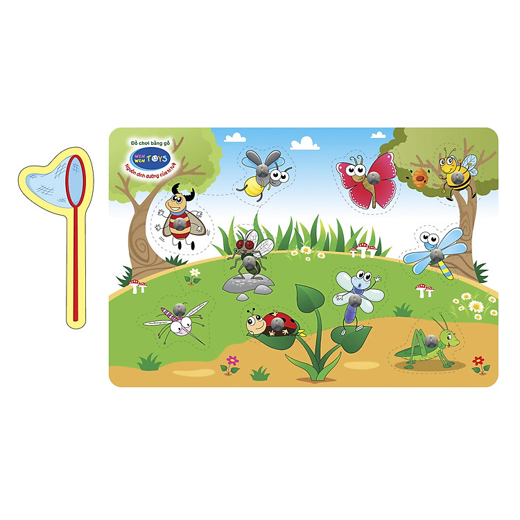 Đồ Chơi Gỗ Vợt Côn Trùng Winwintoys Chính hãng Giá tốt - Hình ảnh 3