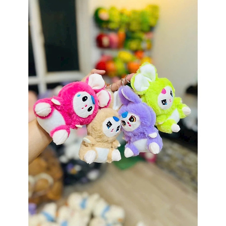 Mua Thú nhồi bông babythree dễ thương - Tím Chính hãng Tiết kiệm - Hình ảnh 2