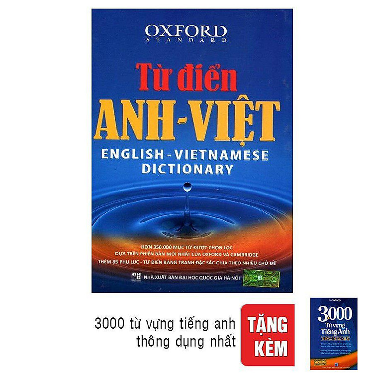 Từ Điển Anh - Việt (Tặng Kèm 3000 Từ Vựng Tiếng Anh Thông Dụng Nhất)