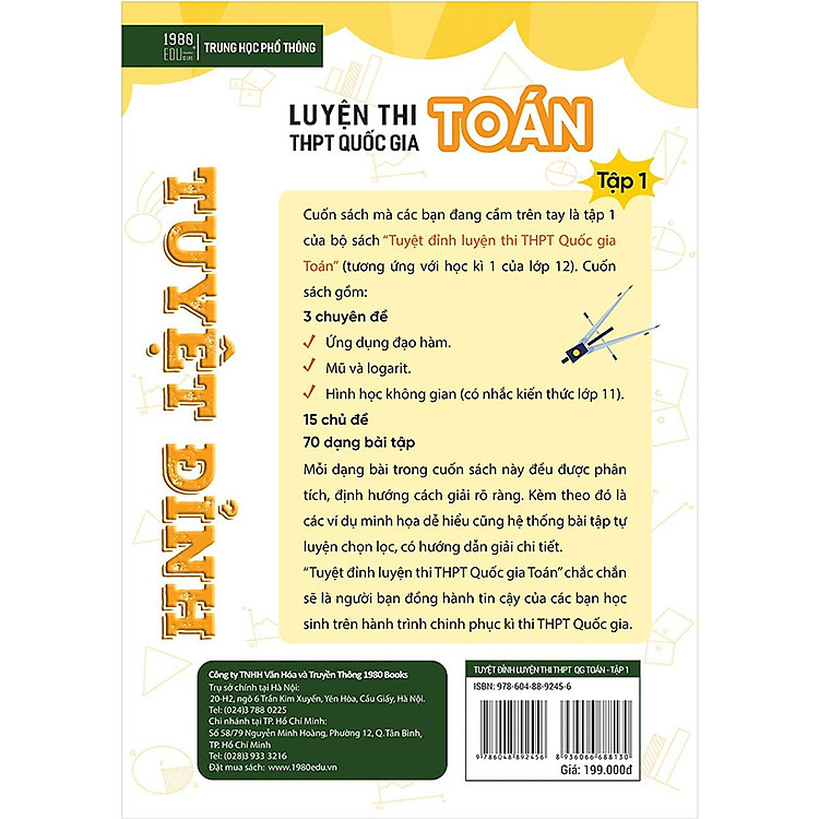 Tuyệt Đỉnh Luyện Thi THPT Quốc Gia Toán - Ảnh 2