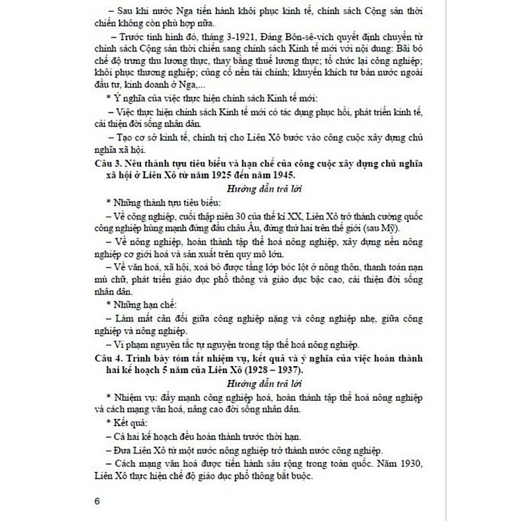 Trả Lời Câu Hỏi Lịch Sử Lớp 9 - Tự Luận Và Trắc Nghiệm - Ảnh 2
