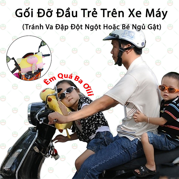 Gối Đi Xe Máy An Tâm Cho Bé Chính hãng Giá rẻ