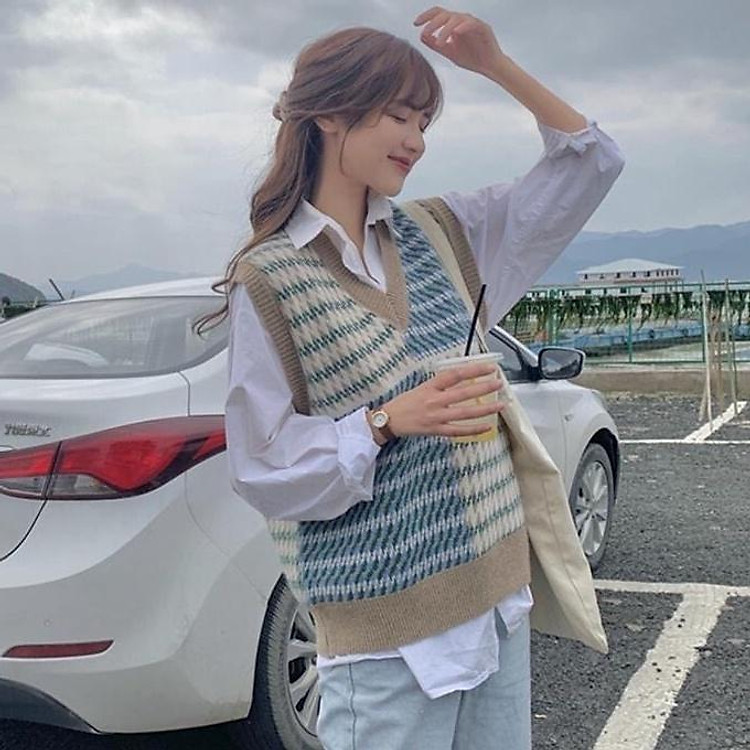 Áo ghile nữ áo len nữ bigsize quảng châu 40-80kg dày dặn màu sắc thổ cẩm