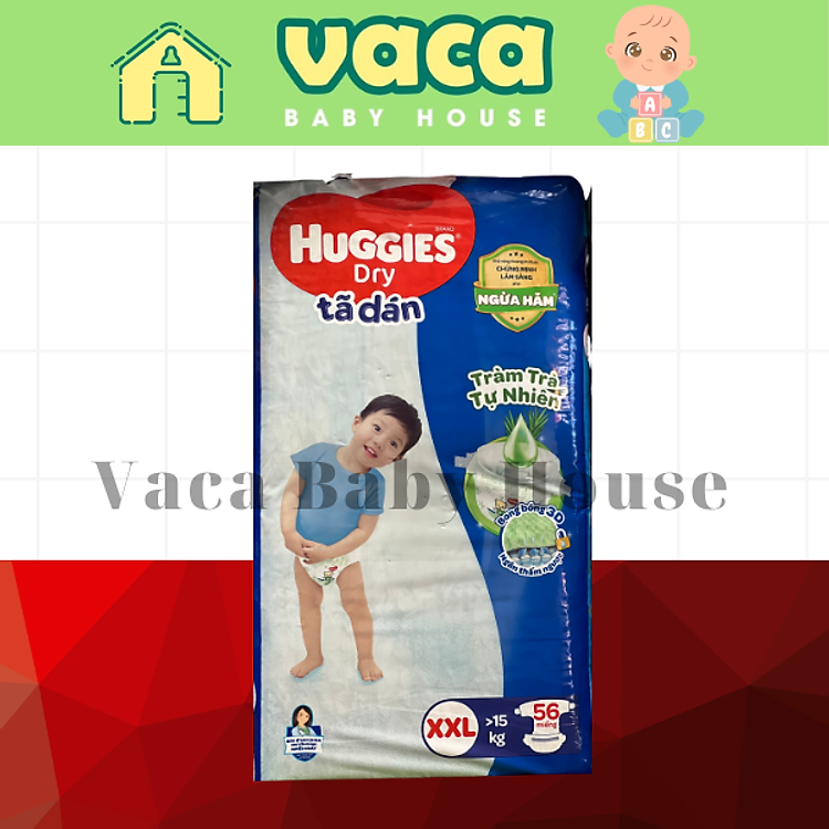 Tã Dán Huggies Size XXL 56 Miếng Chính hãng Giá tốt