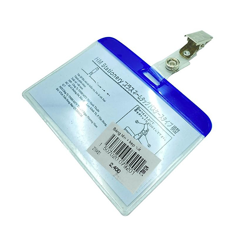 Bảng Tên Nhựa Dẻo + Kẹp Sắt HM - Ảnh 3