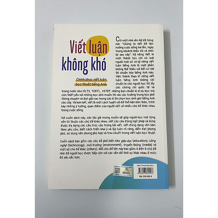 Viết Luận Không Khó - Chinh Phục Viết Luận Học Thuật Tiếng Anh - Ảnh 2